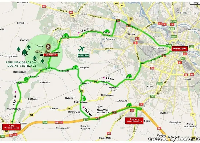 Palac Alexandrow Wroclaw Airport Hotel Samotwor